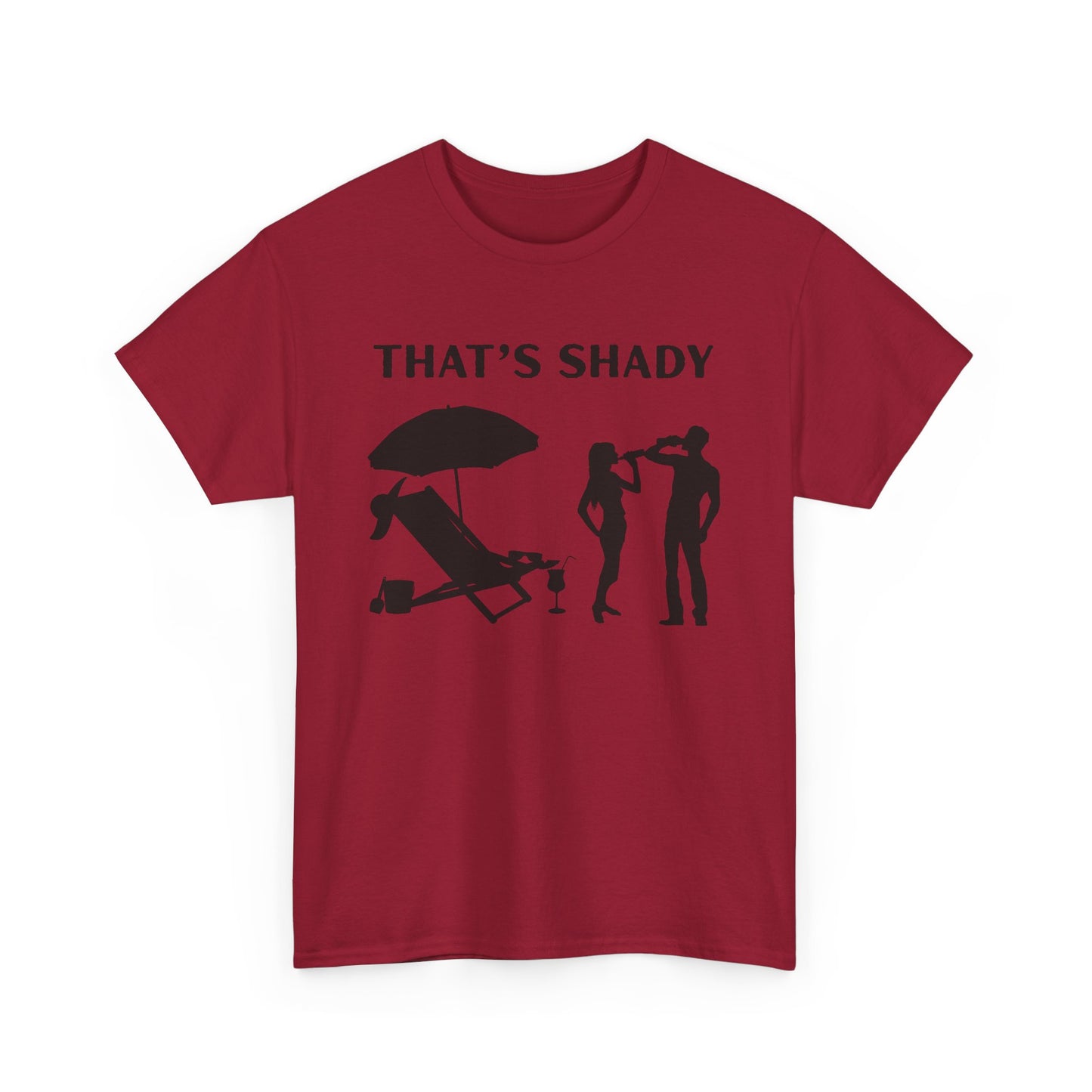 Funny Summer Tee, That's Shady Quote T-Shirt, Beach Dad Gift, Pool Party Outfits, Vacation Humor Tee, Unisex Cotton Shirt