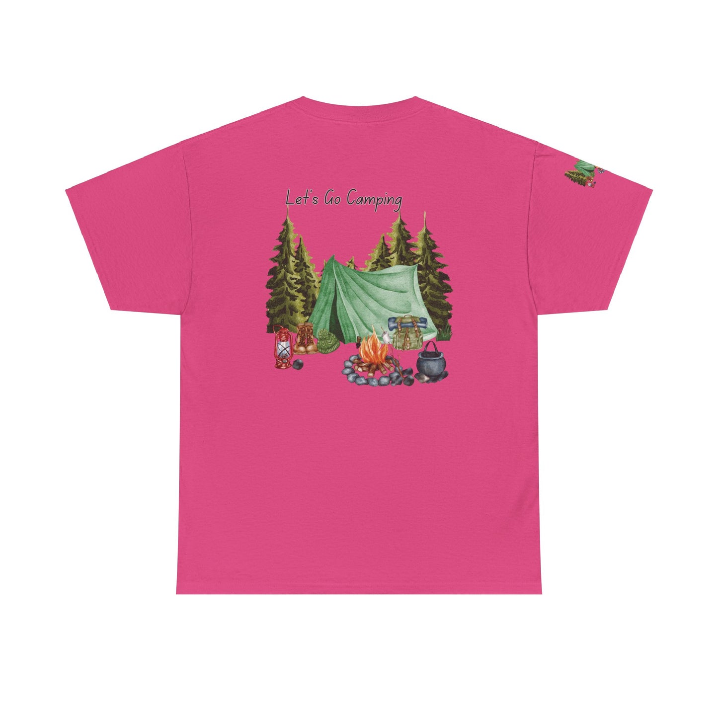Fucking In Tents - Outdoor Adventure Camping Tee - Unisex Heavy Cotton Shirt with Nature Design