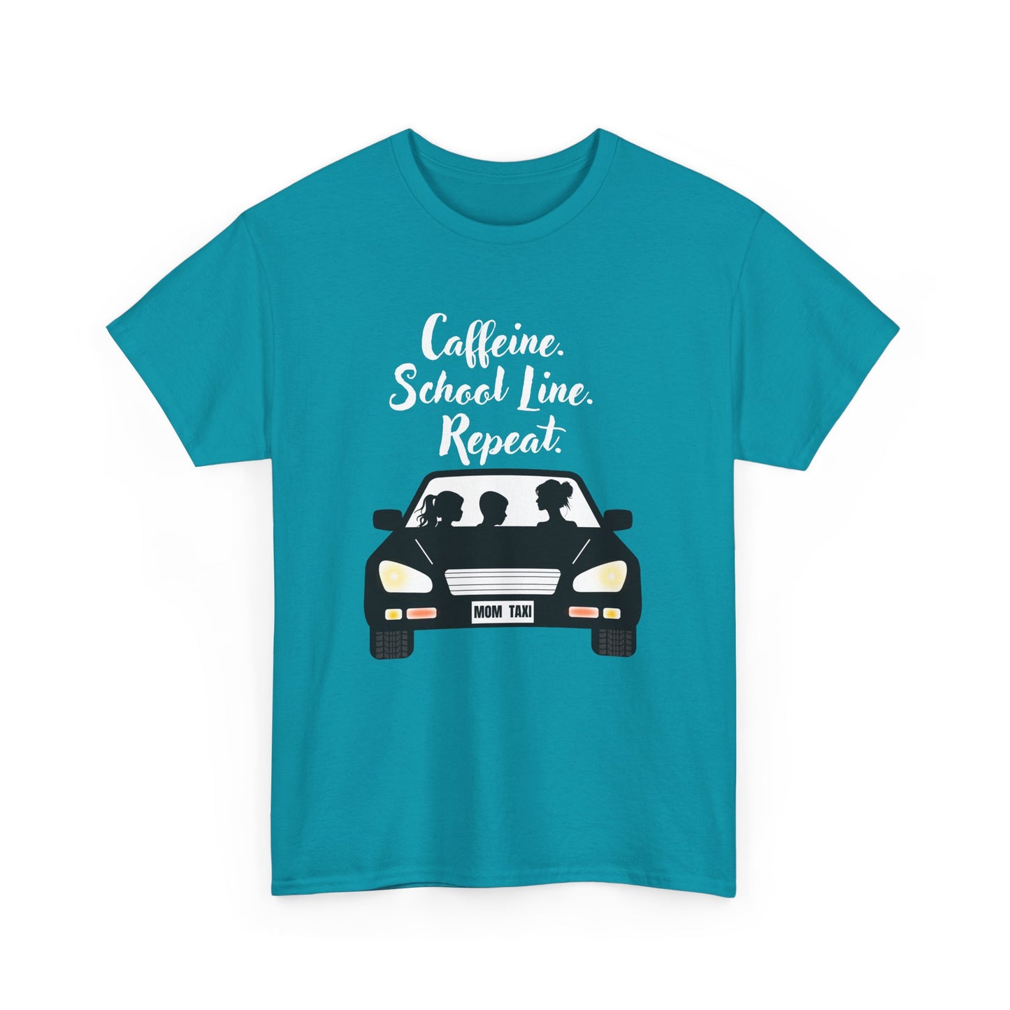 Retro Car Ride Unisex Heavy Cotton Tee - Fun Adventure Graphic Tee