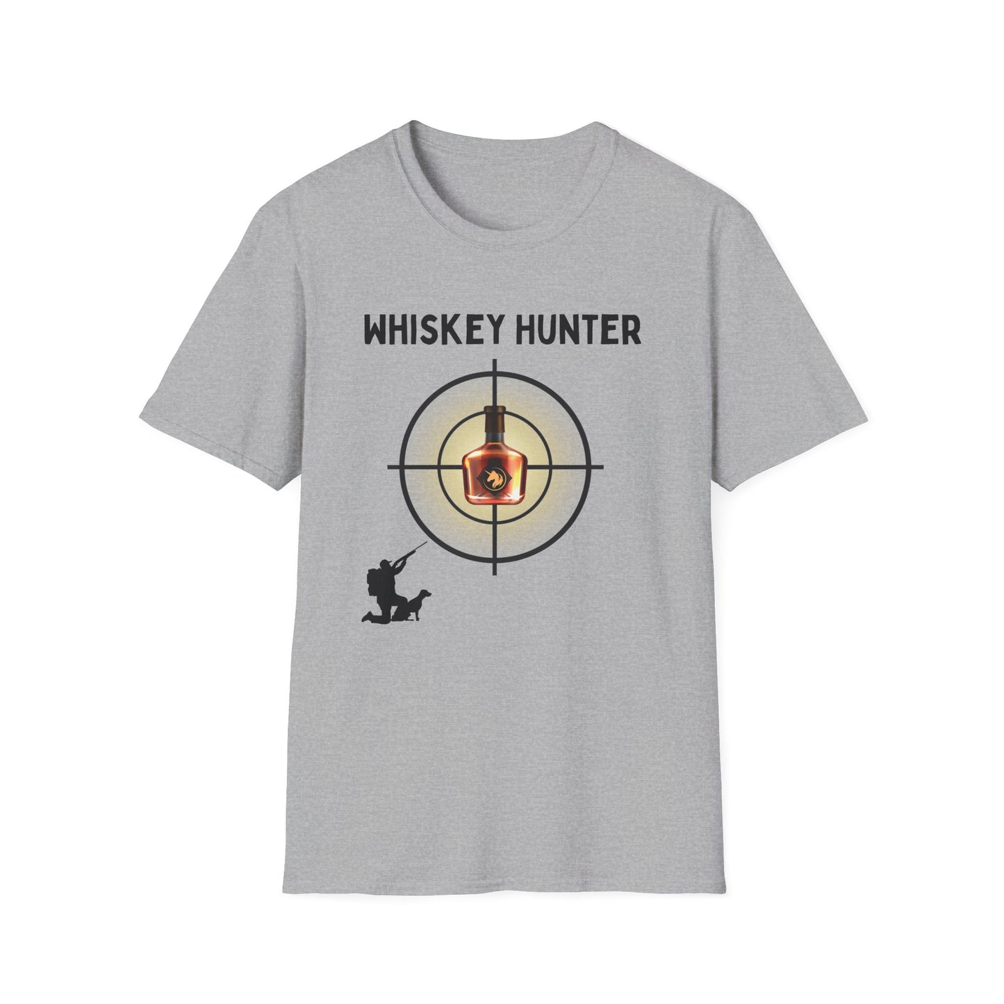 Whiskey Hunter Unisex Softstyle T-Shirt - For Hunting Enthusiasts