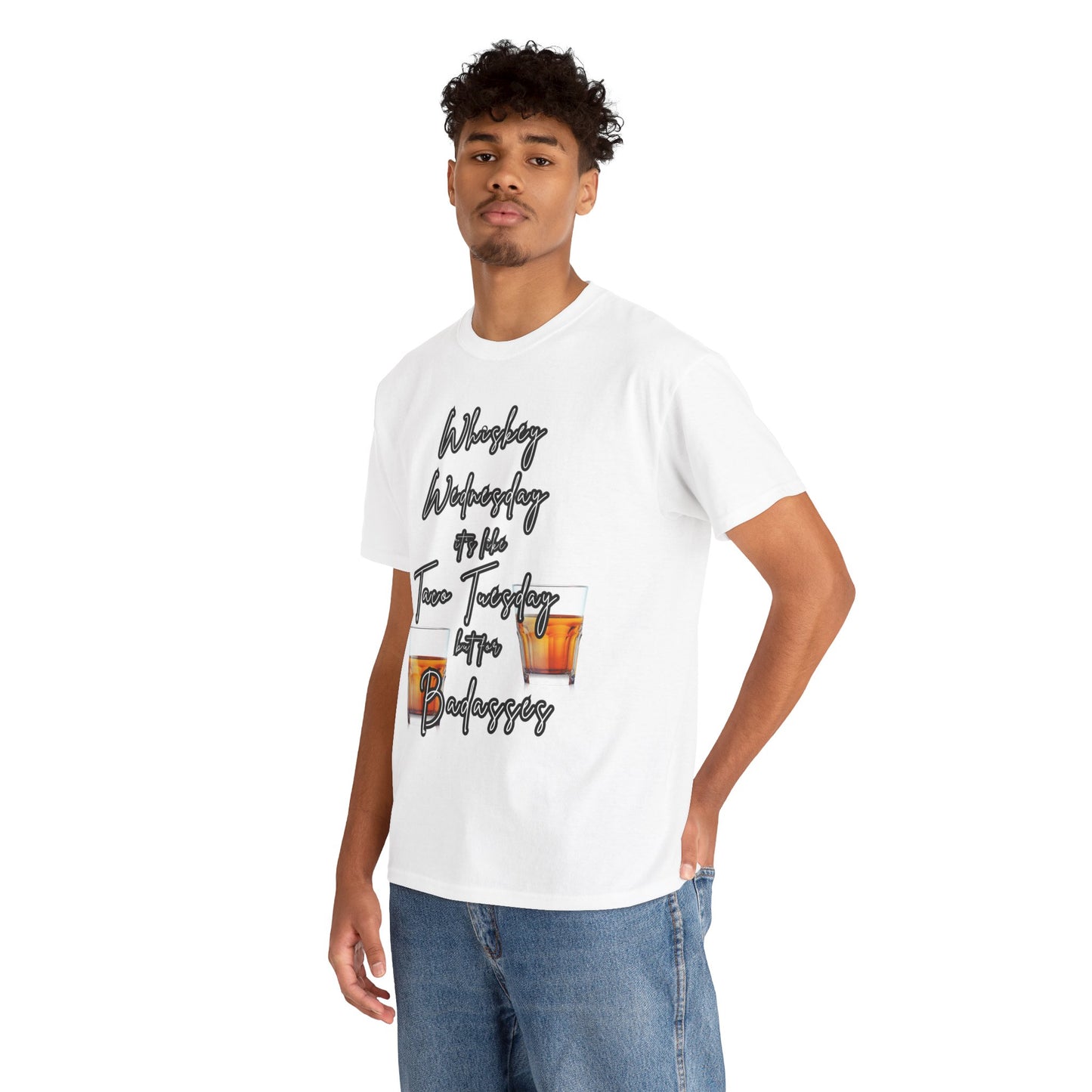 Whiskey Wednesday, Unisex Heavy Cotton Tee