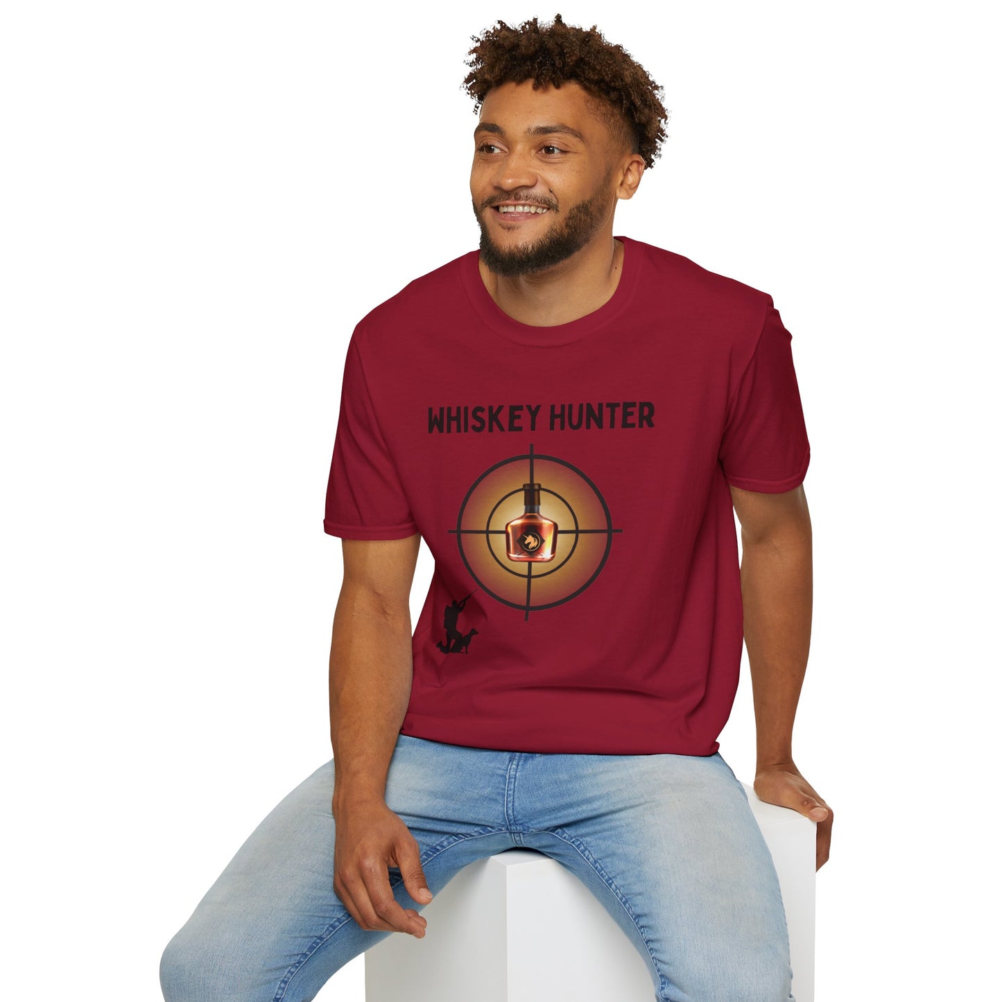 Whiskey Hunter Unisex Softstyle T-Shirt - For Hunting Enthusiasts