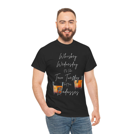 Whiskey Wednesday, Unisex Heavy Cotton Tee