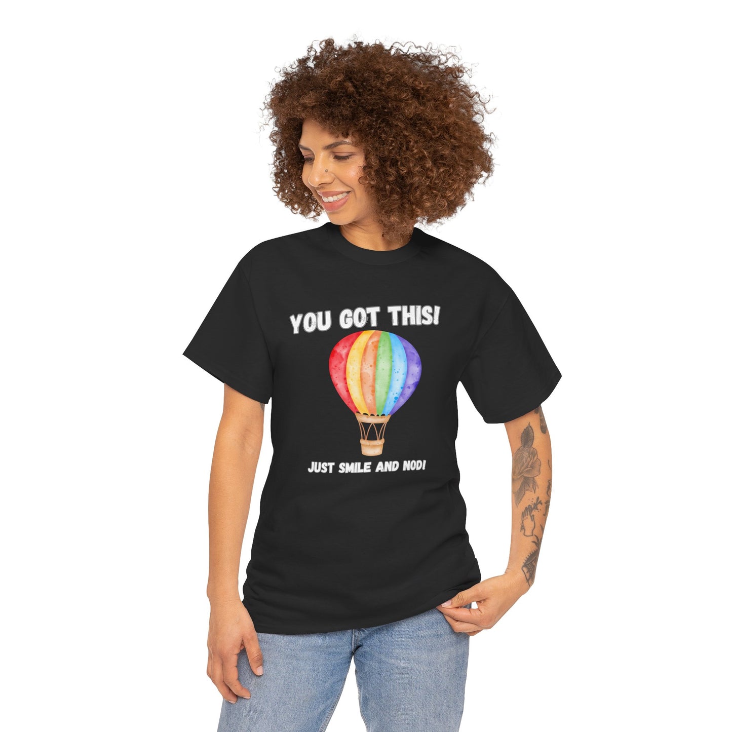 Inspirational Hot Air Balloon Tee - "You Got This!"