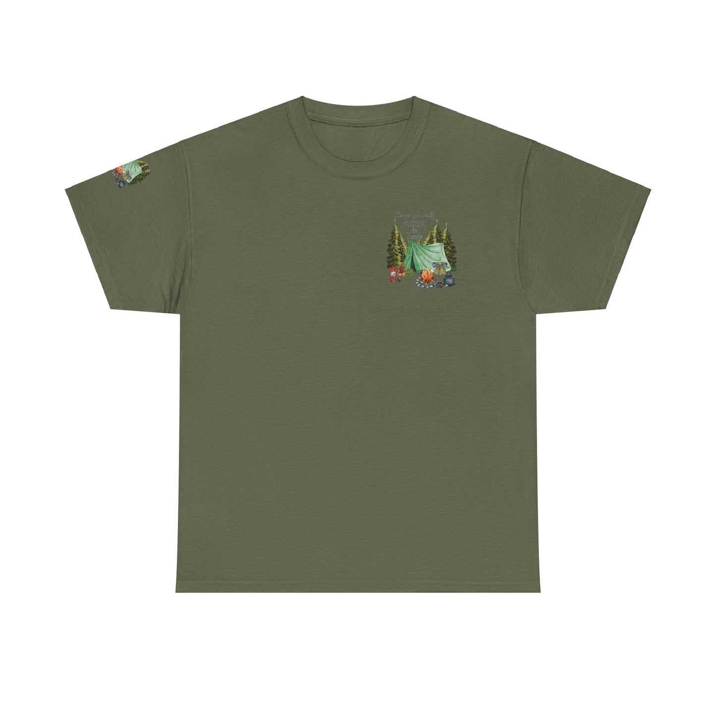 Fucking In Tents - Outdoor Adventure Camping Tee - Unisex Heavy Cotton Shirt with Nature Design