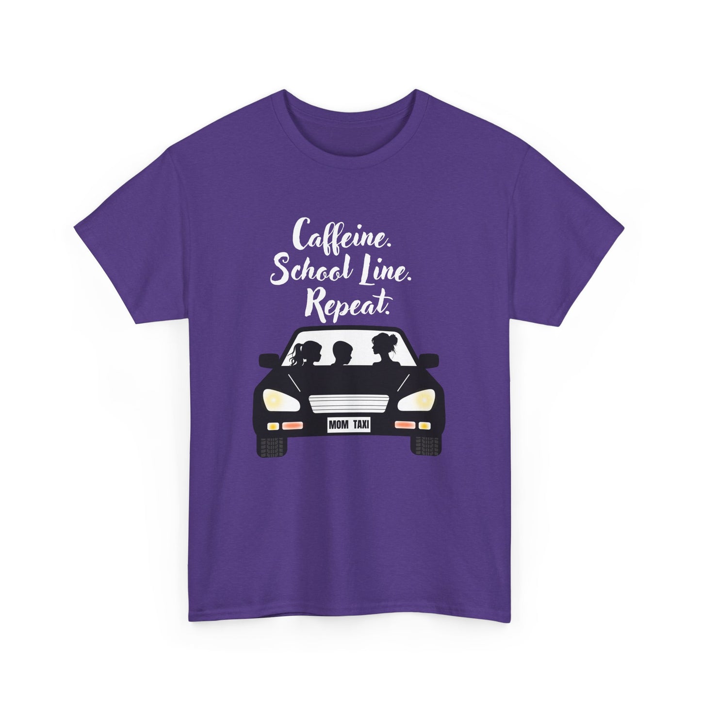 Retro Car Ride Unisex Heavy Cotton Tee - Fun Adventure Graphic Tee
