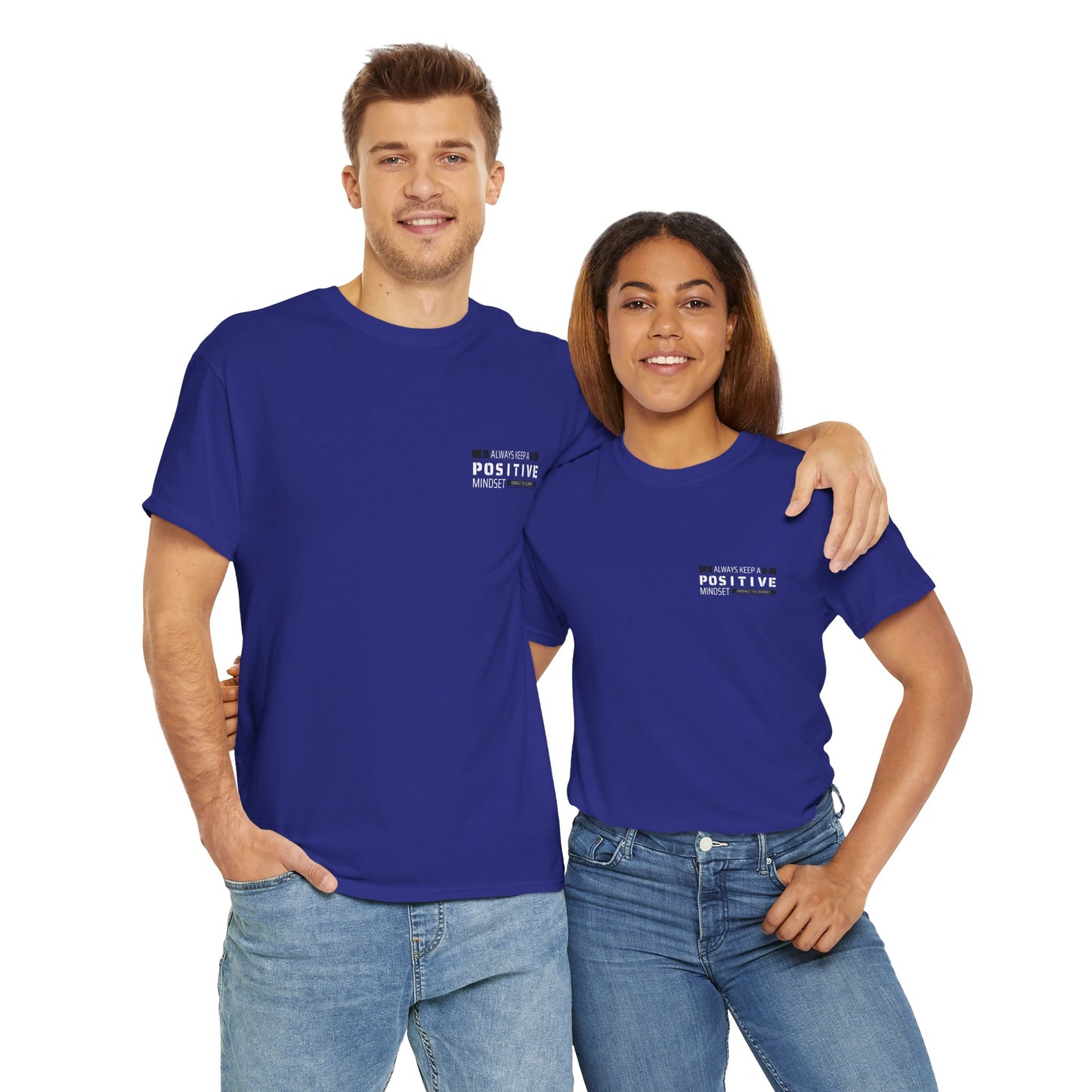 Positive Mindset Unisex Heavy Cotton Tee - Inspiring Daily Wear