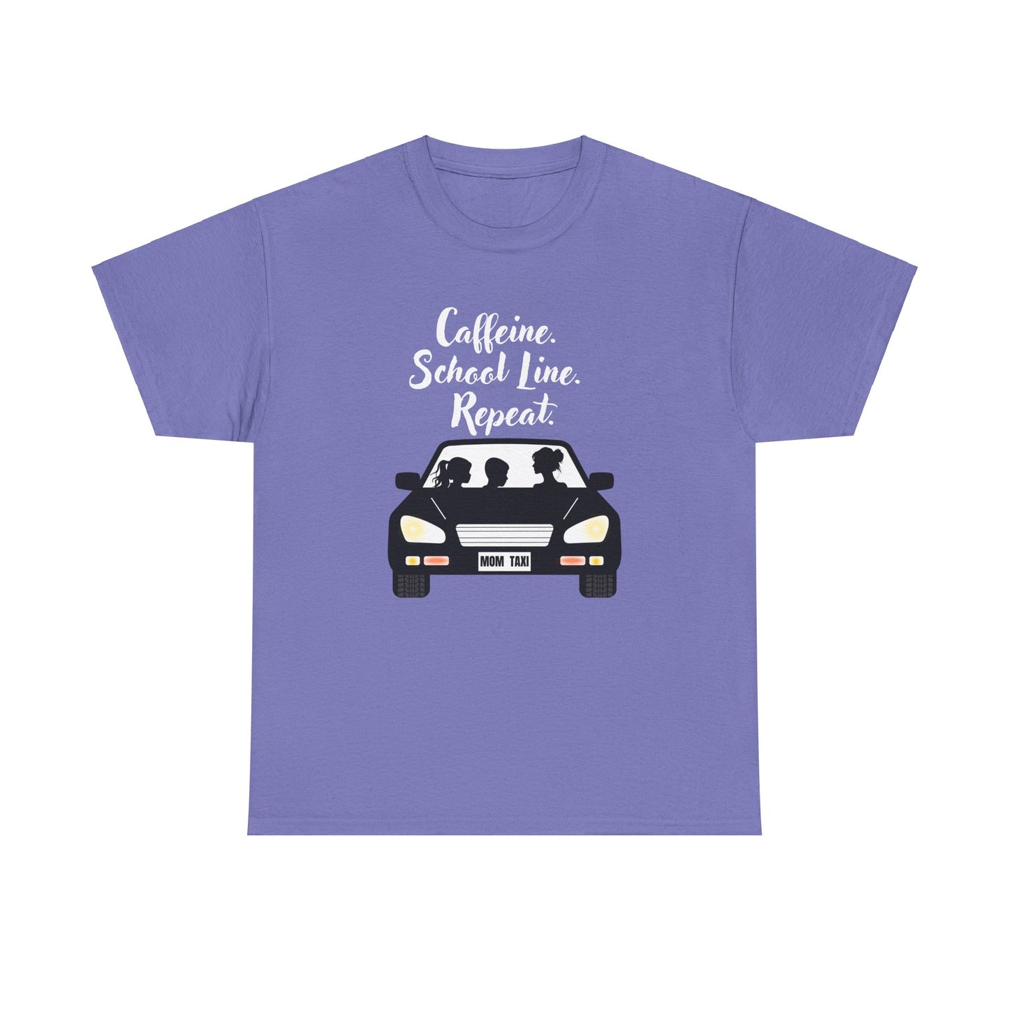 Retro Car Ride Unisex Heavy Cotton Tee - Fun Adventure Graphic Tee