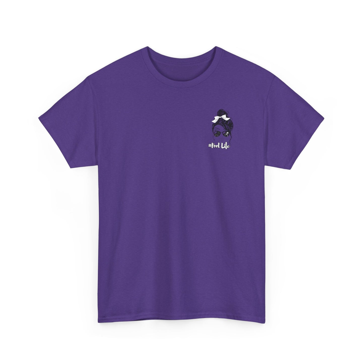 #Pool Life, Unisex Heavy Cotton Tee - Vibrant Summer Vibes