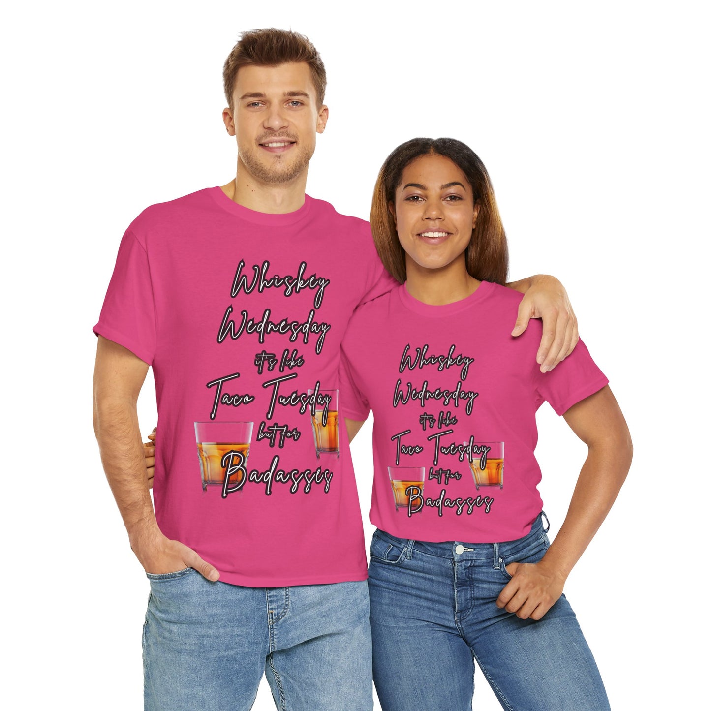 Whiskey Wednesday, Unisex Heavy Cotton Tee