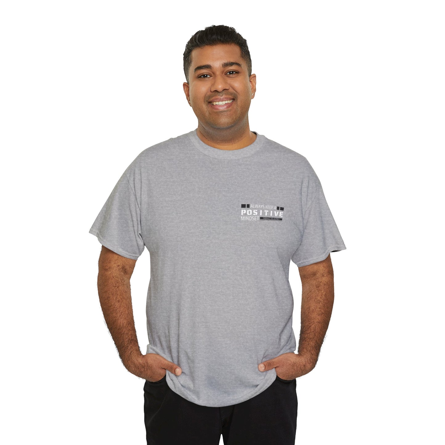 Positive Mindset Unisex Heavy Cotton Tee - Inspiring Daily Wear