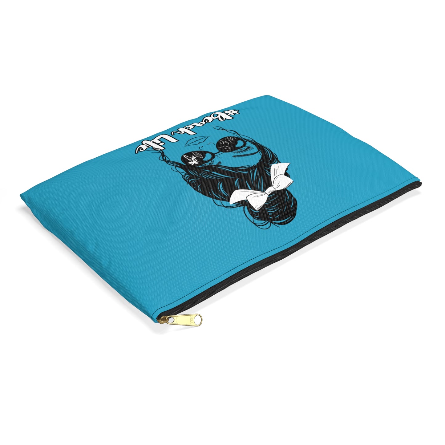 #Beach Life Accessory Pouch - Stylish Summer Storage for Beach Lovers