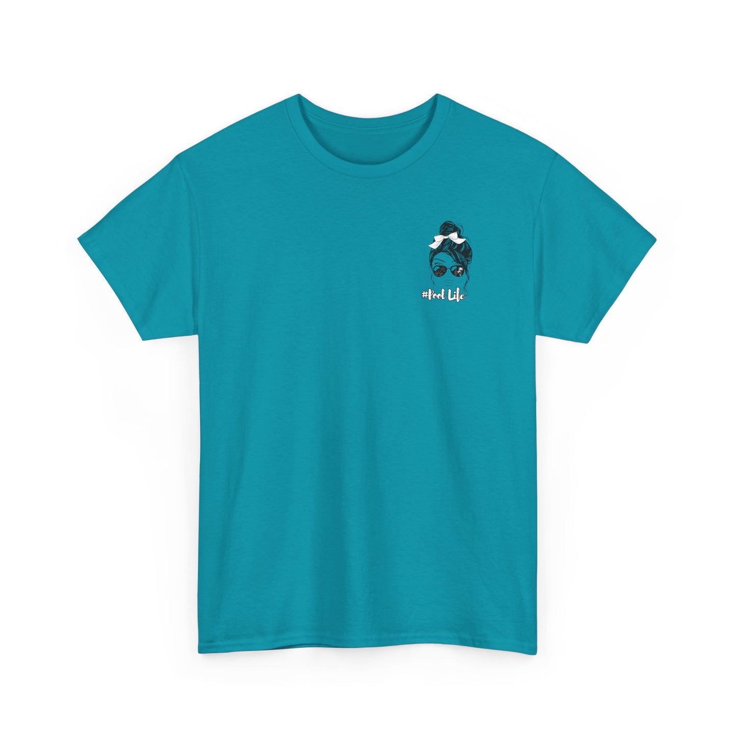 #Pool Life, Unisex Heavy Cotton Tee - Vibrant Summer Vibes