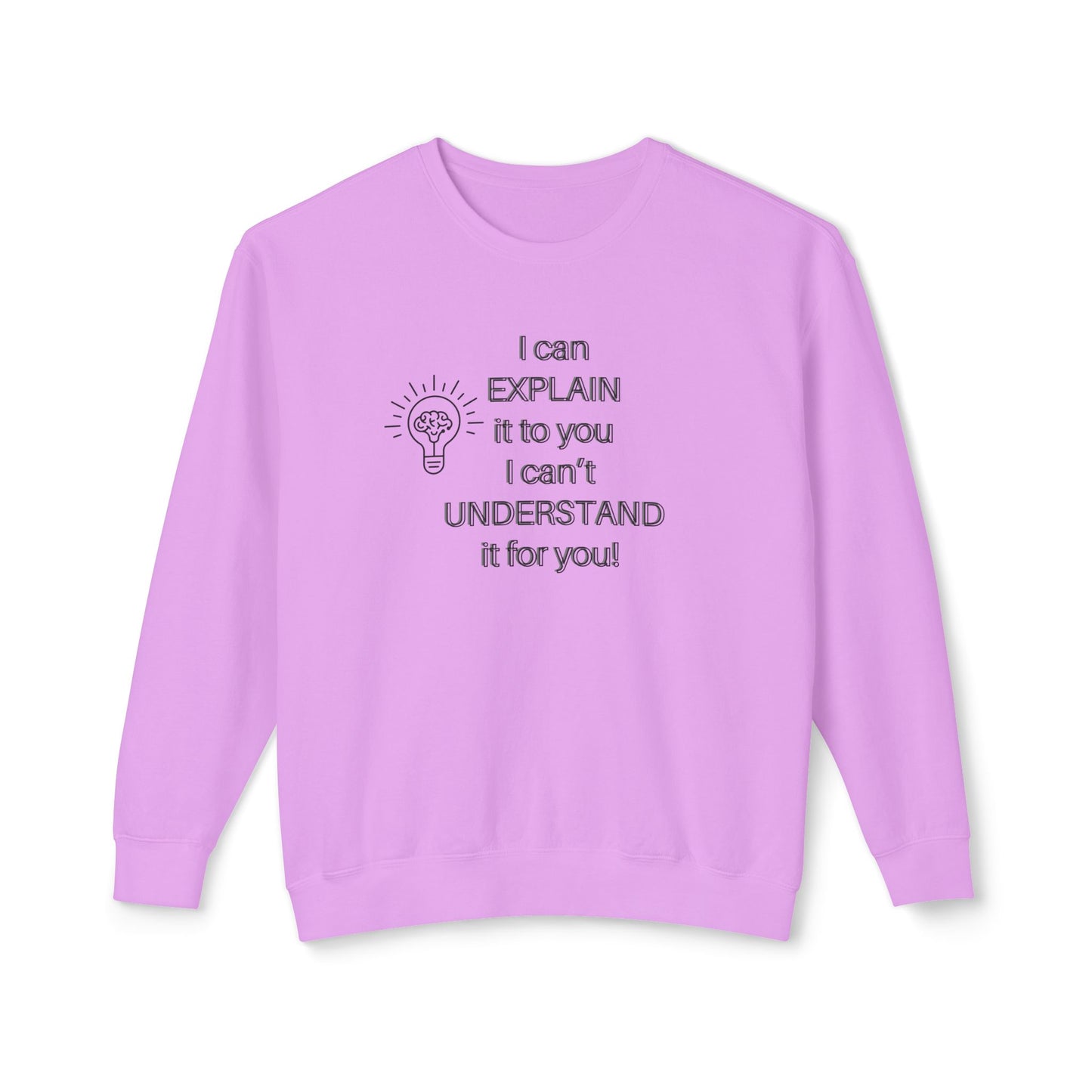 Crewneck Sweatshirt - I Can Explain It to You but I Can't Understand It for You