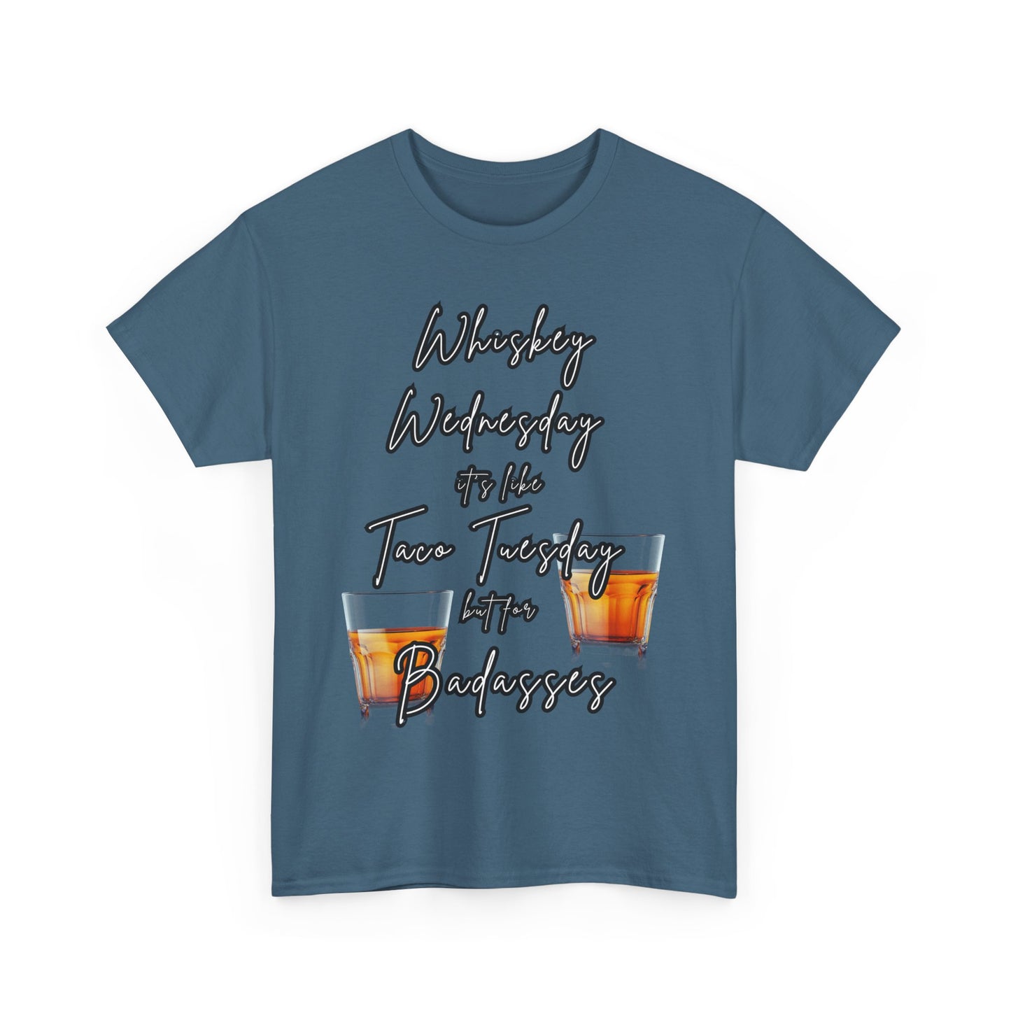 Whiskey Wednesday, Unisex Heavy Cotton Tee
