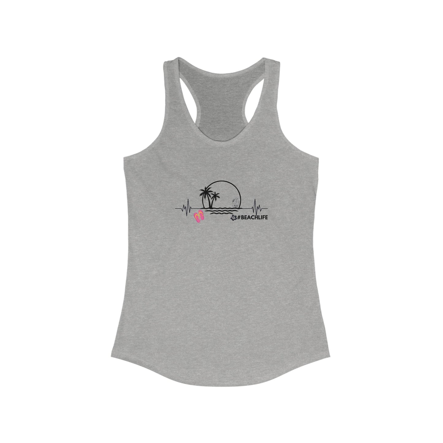 Beach Life Racerback Tank for Women - Perfect Summer Top