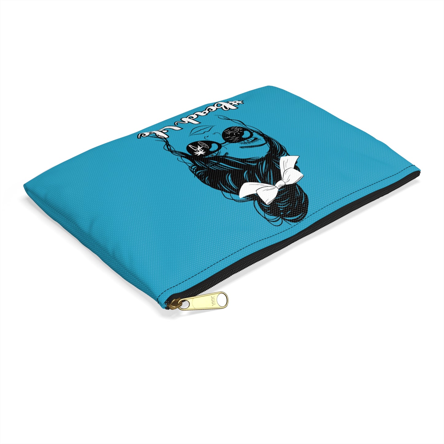 #Beach Life Accessory Pouch - Stylish Summer Storage for Beach Lovers