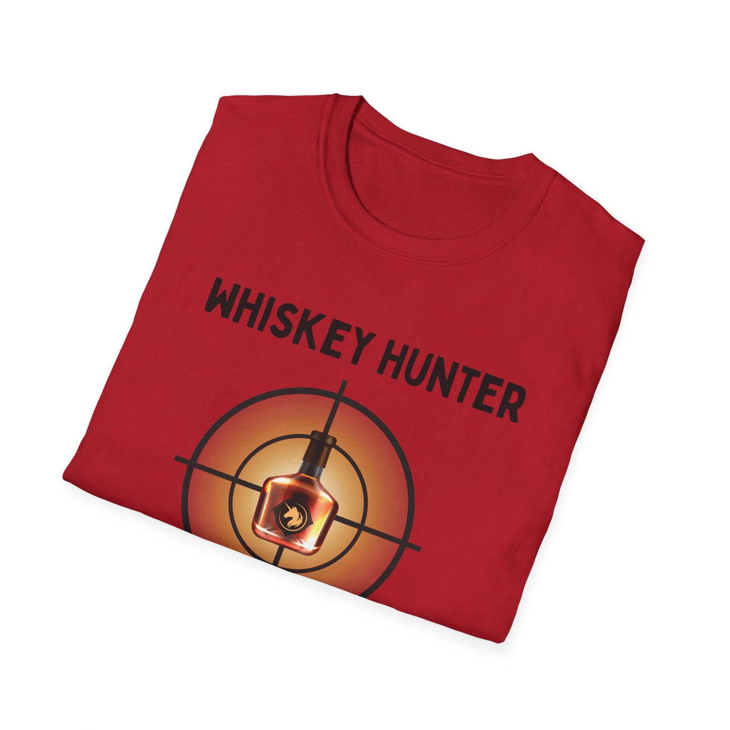 Whiskey Hunter Unisex Softstyle T-Shirt - For Hunting Enthusiasts