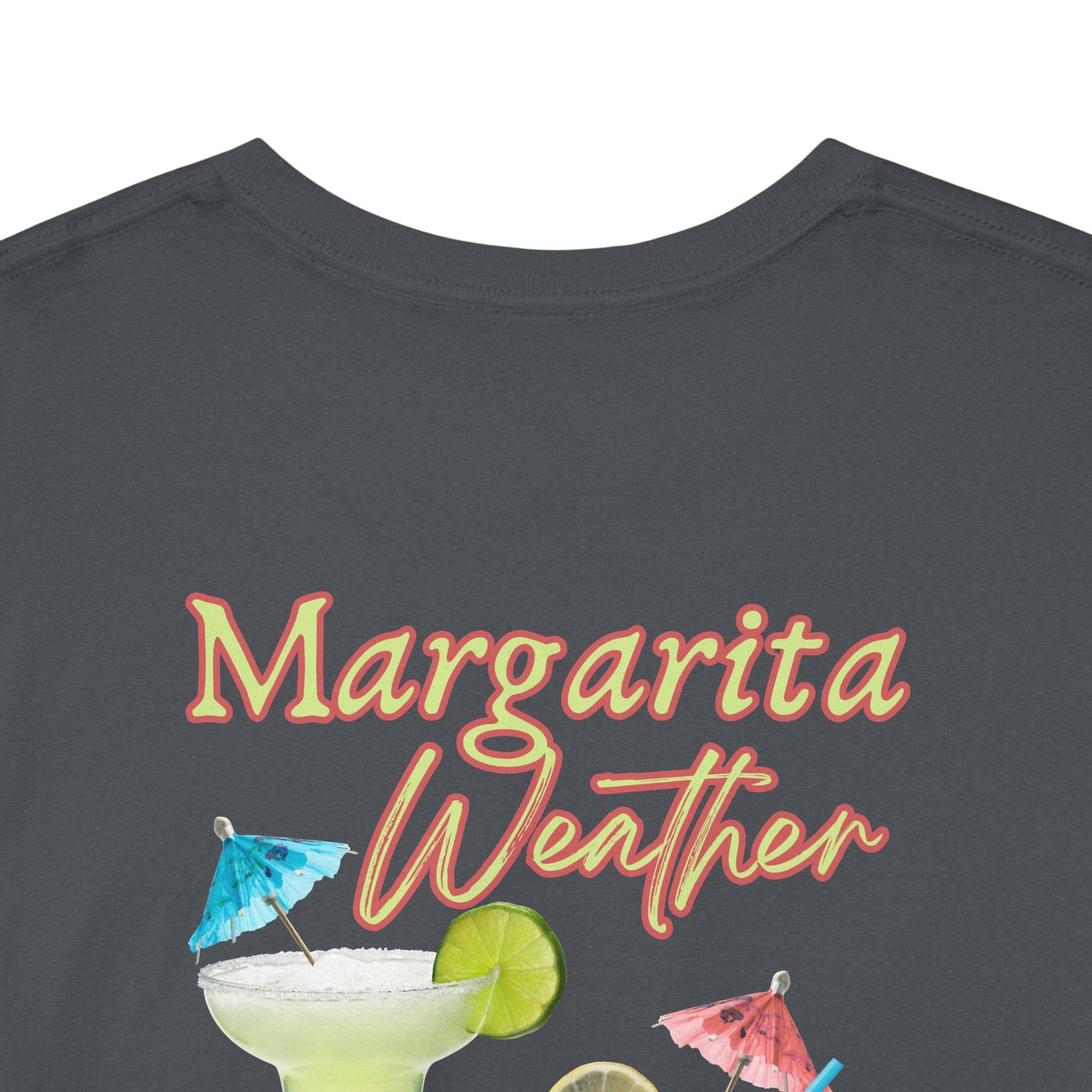 Margarita Vibe Unisex Heavy Cotton Tee, Perfect for Summer Gatherings, Beach Days, Birthday Celebrations, Drink Lovers, Casual Wear