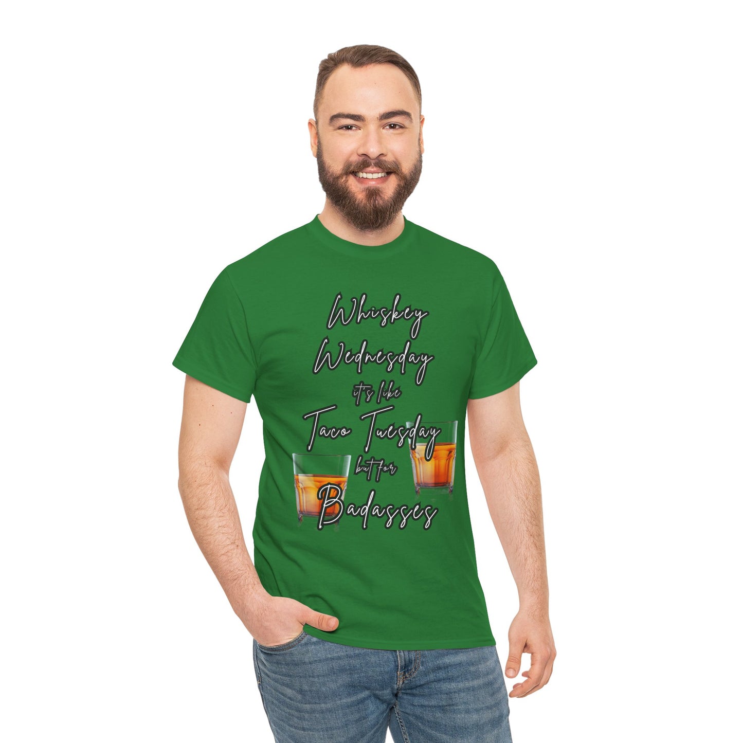 Whiskey Wednesday, Unisex Heavy Cotton Tee