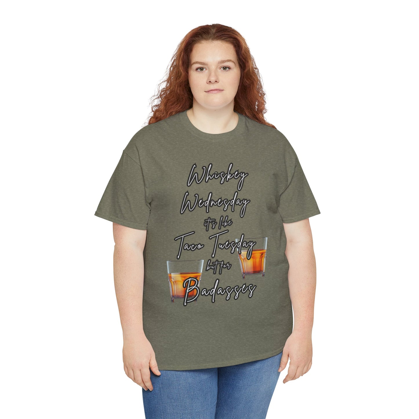 Whiskey Wednesday, Unisex Heavy Cotton Tee