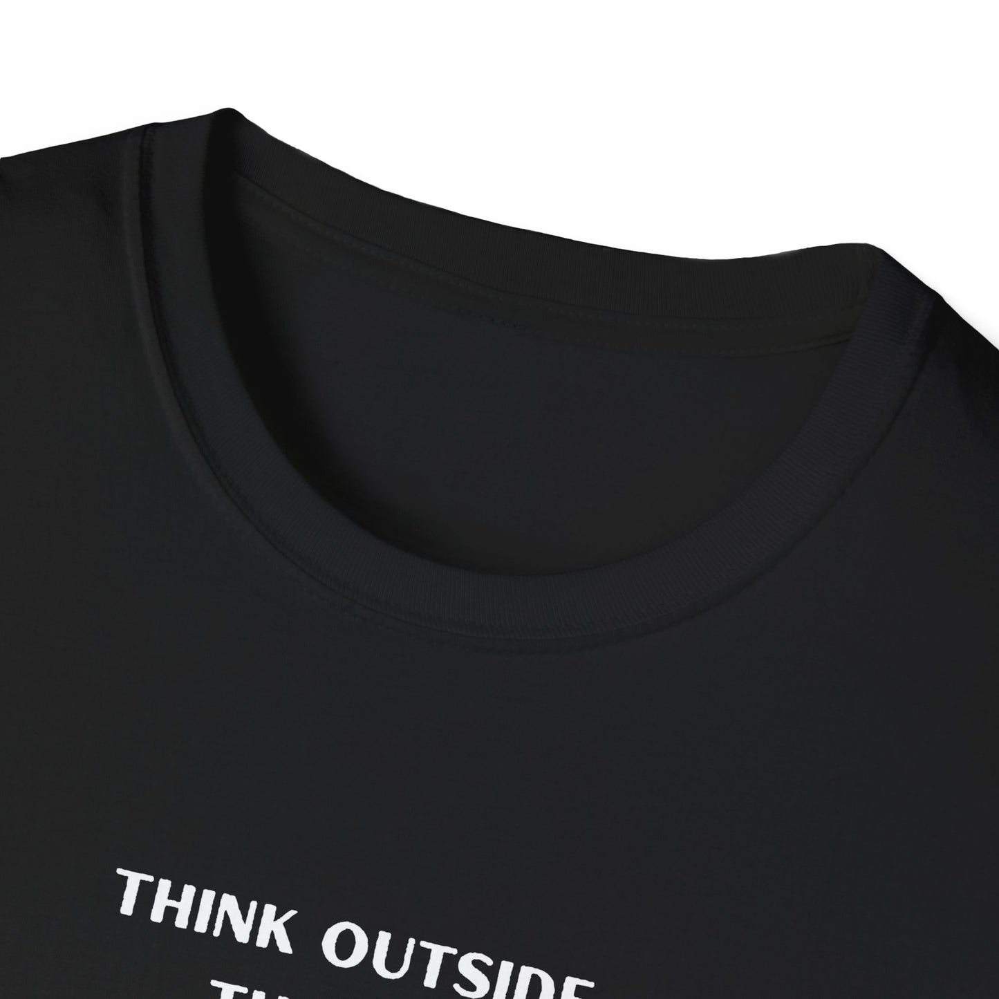 Think Outside the Box Unisex T-Shirt - Creative & Motivational Graphic Tee