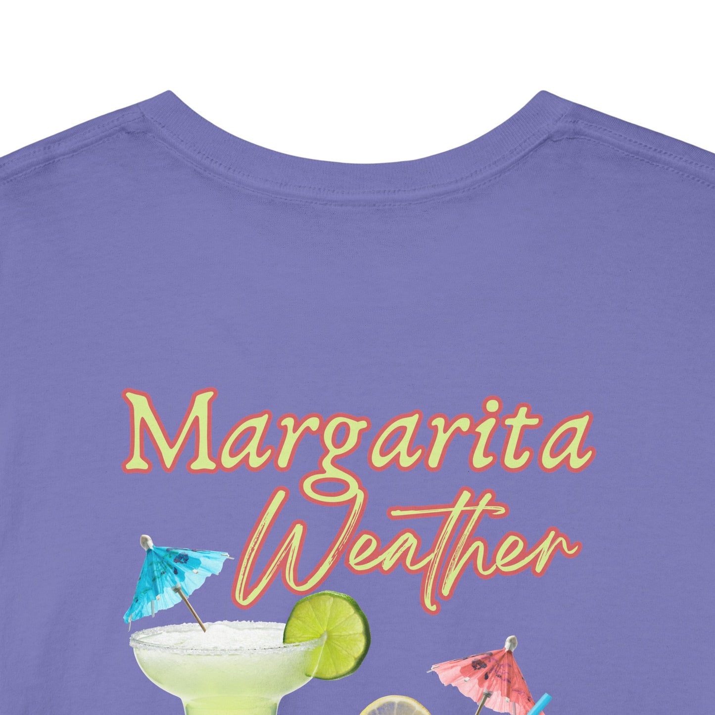 Margarita Vibe Unisex Heavy Cotton Tee, Perfect for Summer Gatherings, Beach Days, Birthday Celebrations, Drink Lovers, Casual Wear