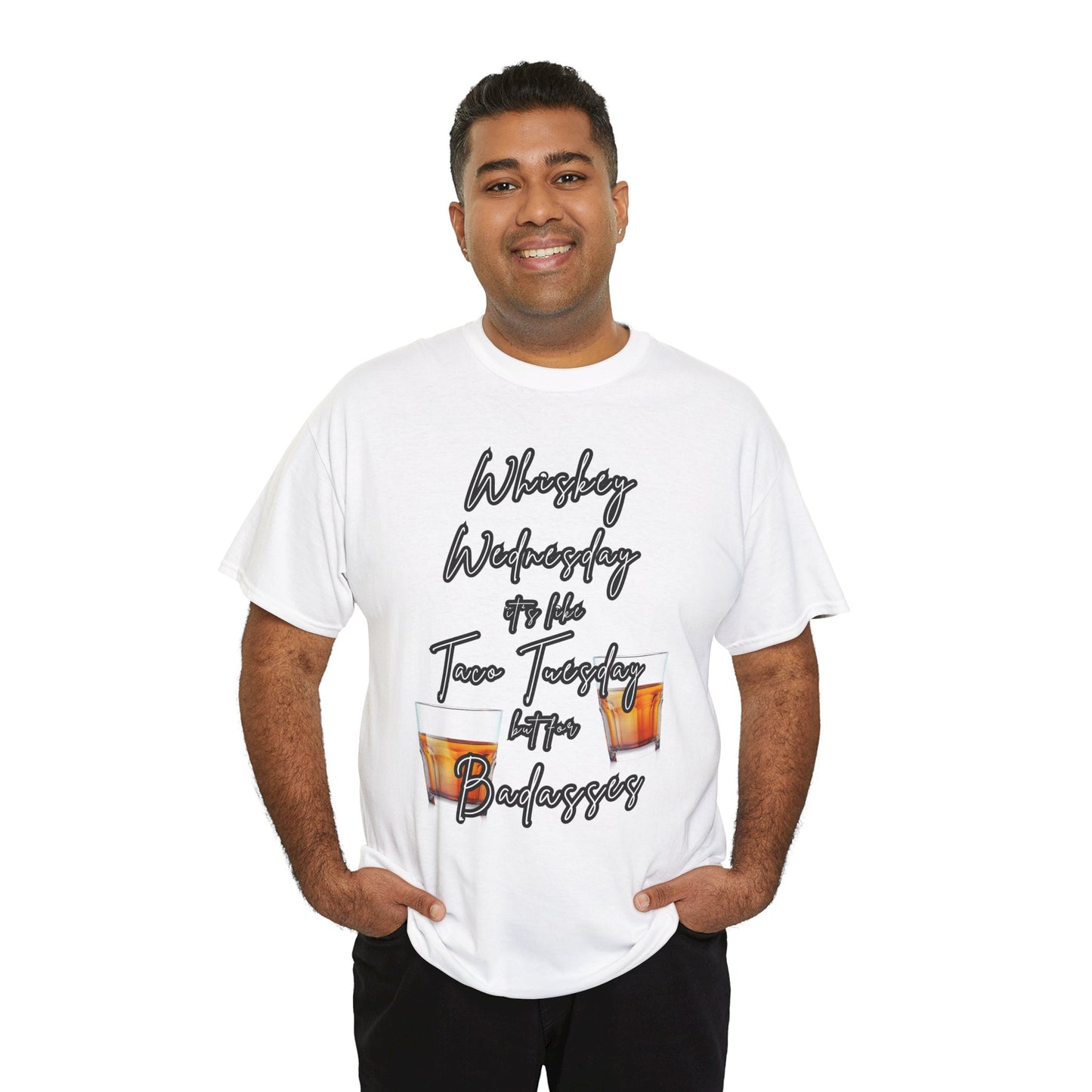 Whiskey Wednesday, Unisex Heavy Cotton Tee