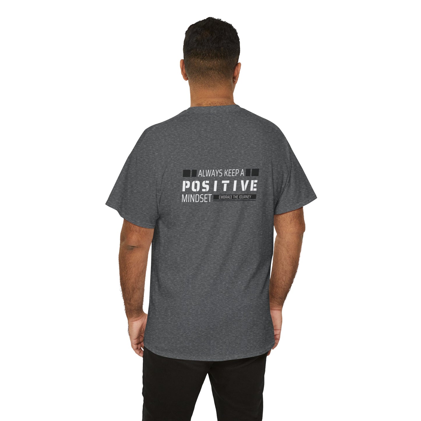 Positive Mindset Unisex Heavy Cotton Tee - Inspiring Daily Wear