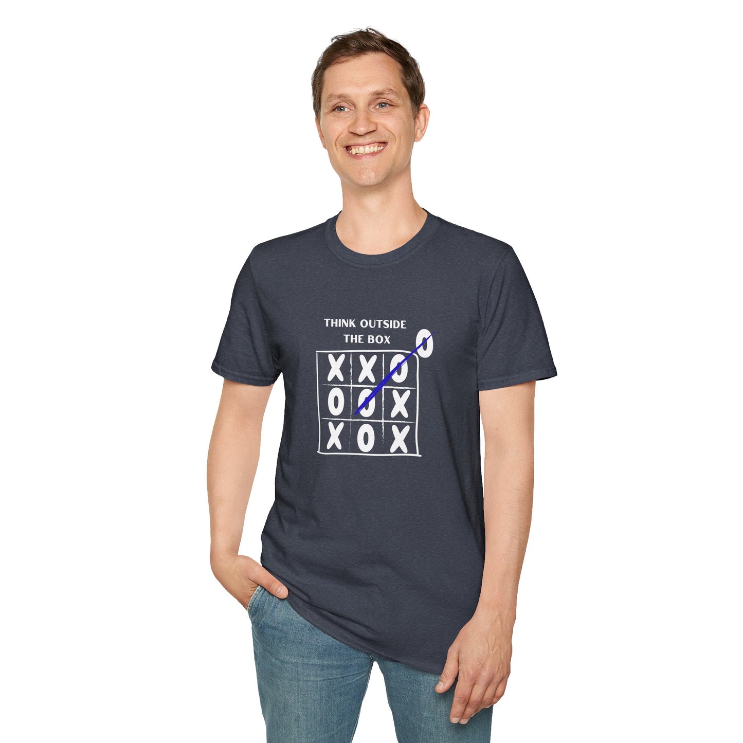 Think Outside the Box Unisex T-Shirt - Creative & Motivational Graphic Tee