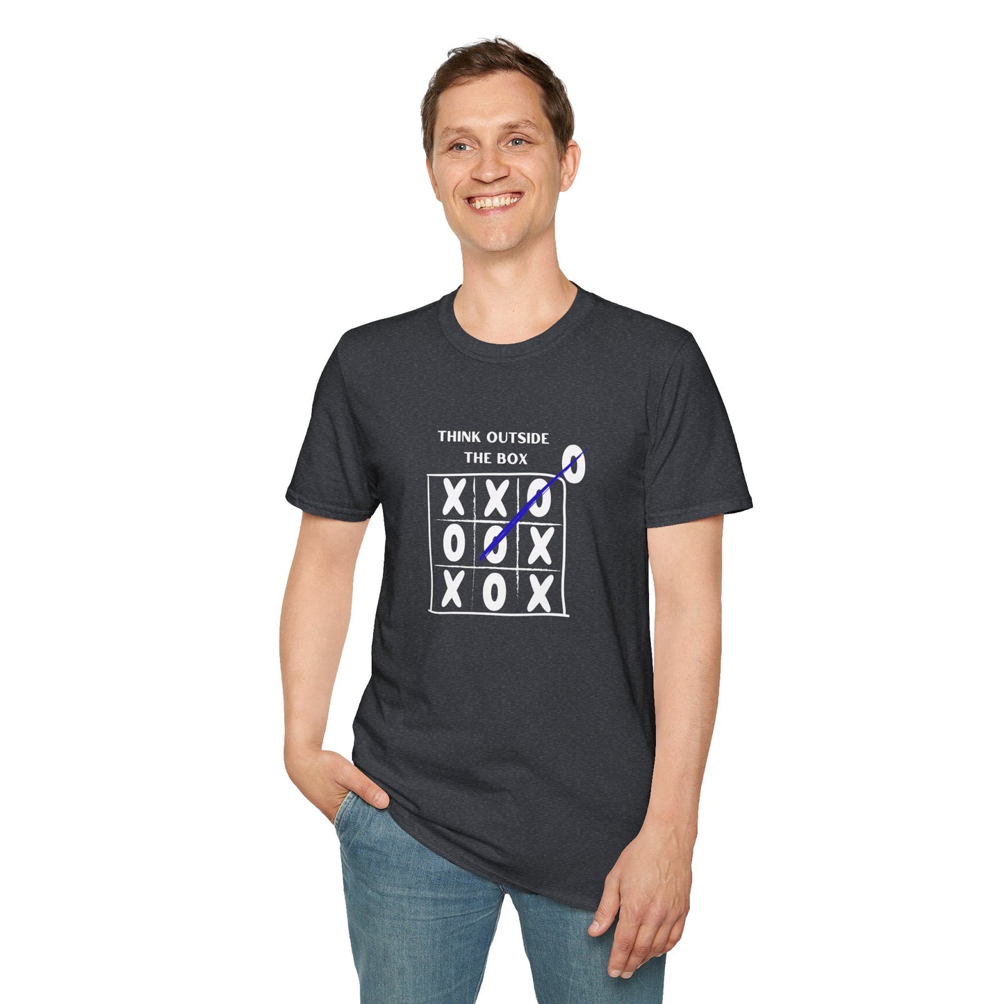 Think Outside the Box Unisex T-Shirt - Creative & Motivational Graphic Tee