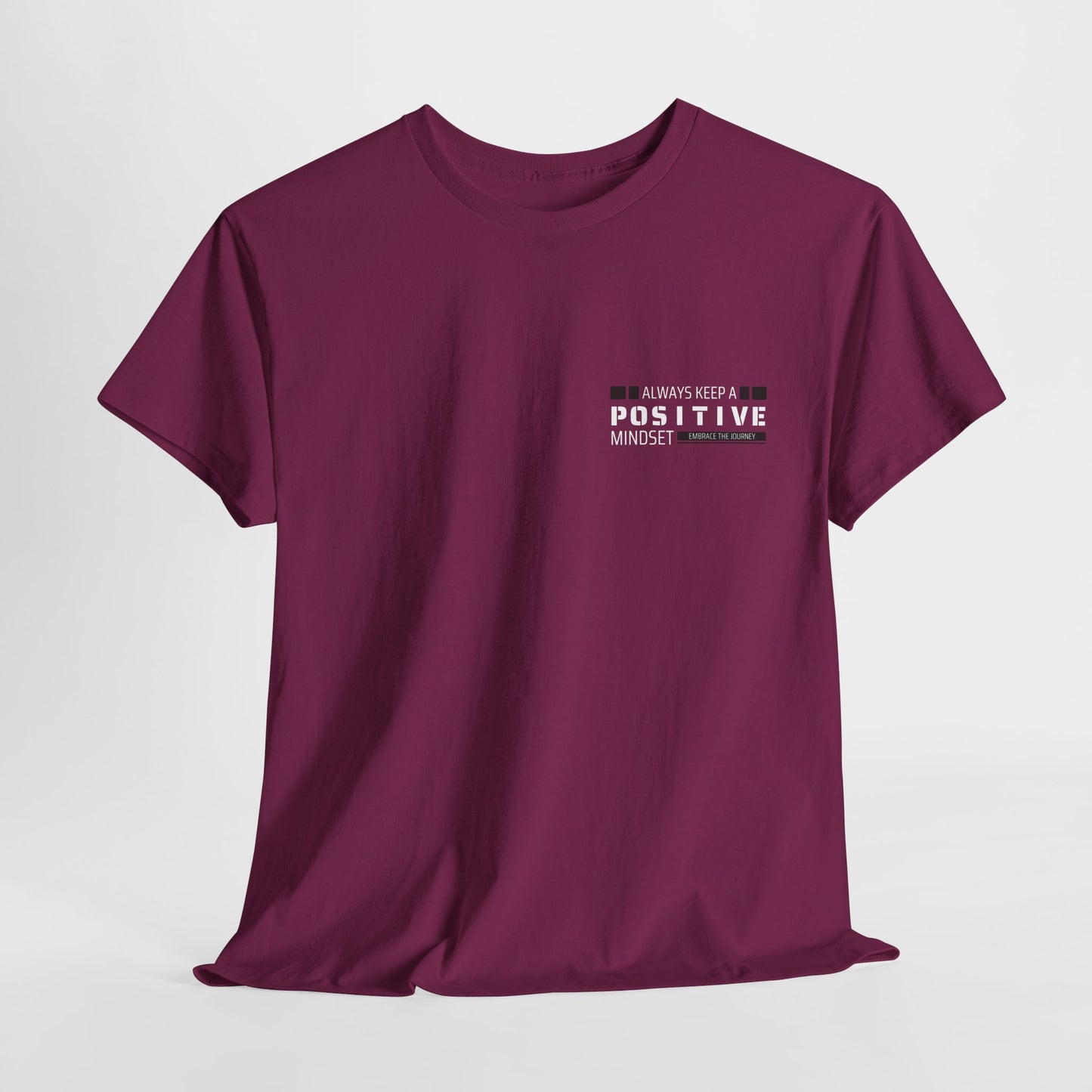 Positive Mindset Unisex Heavy Cotton Tee - Inspiring Daily Wear