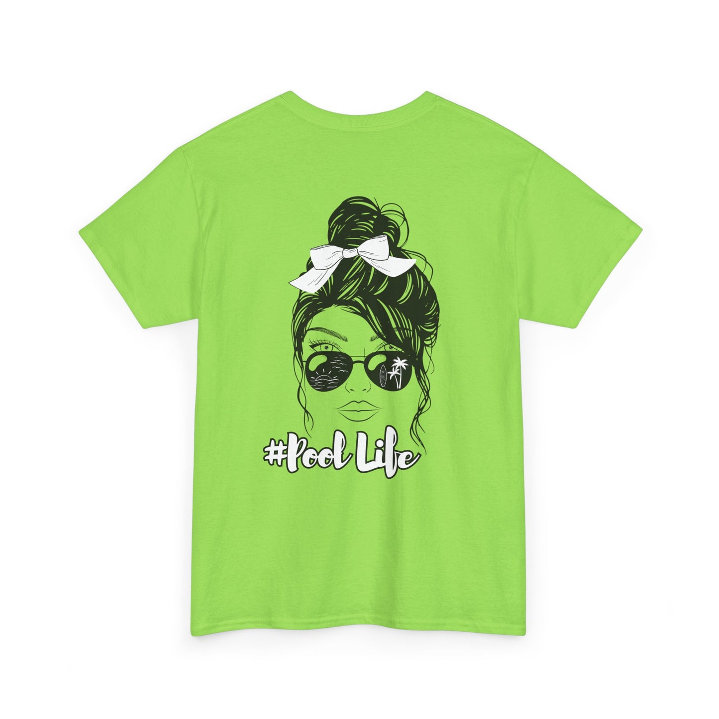 #Pool Life, Unisex Heavy Cotton Tee - Vibrant Summer Vibes