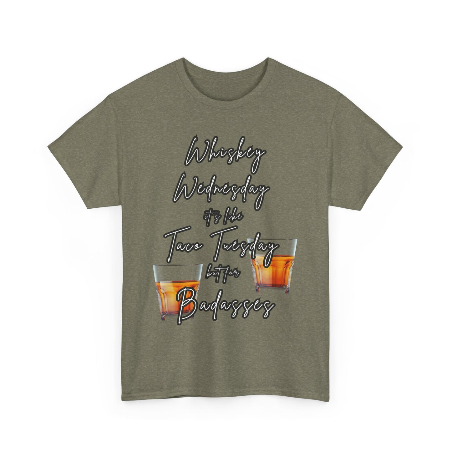 Whiskey Wednesday, Unisex Heavy Cotton Tee