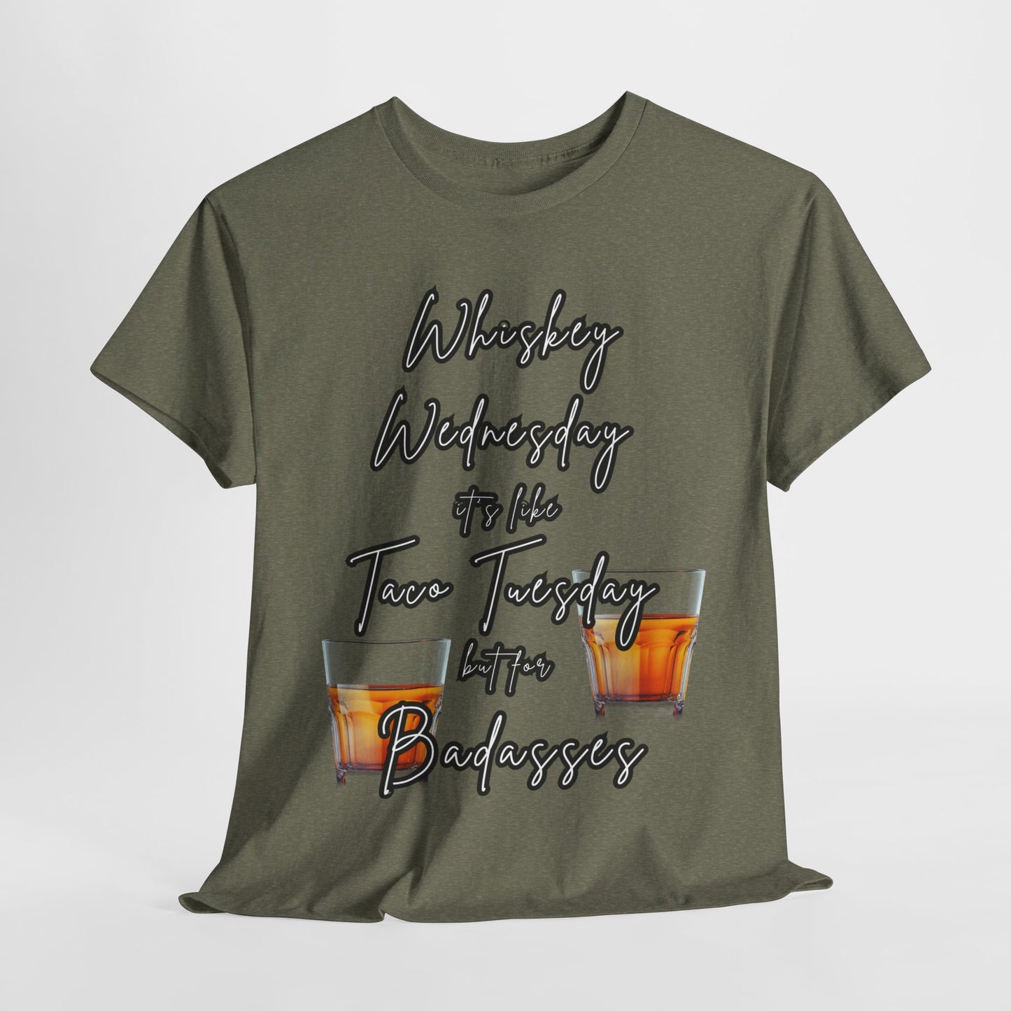 Whiskey Wednesday, Unisex Heavy Cotton Tee