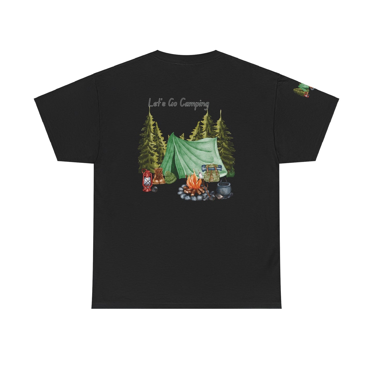 Fucking In Tents - Outdoor Adventure Camping Tee - Unisex Heavy Cotton Shirt with Nature Design