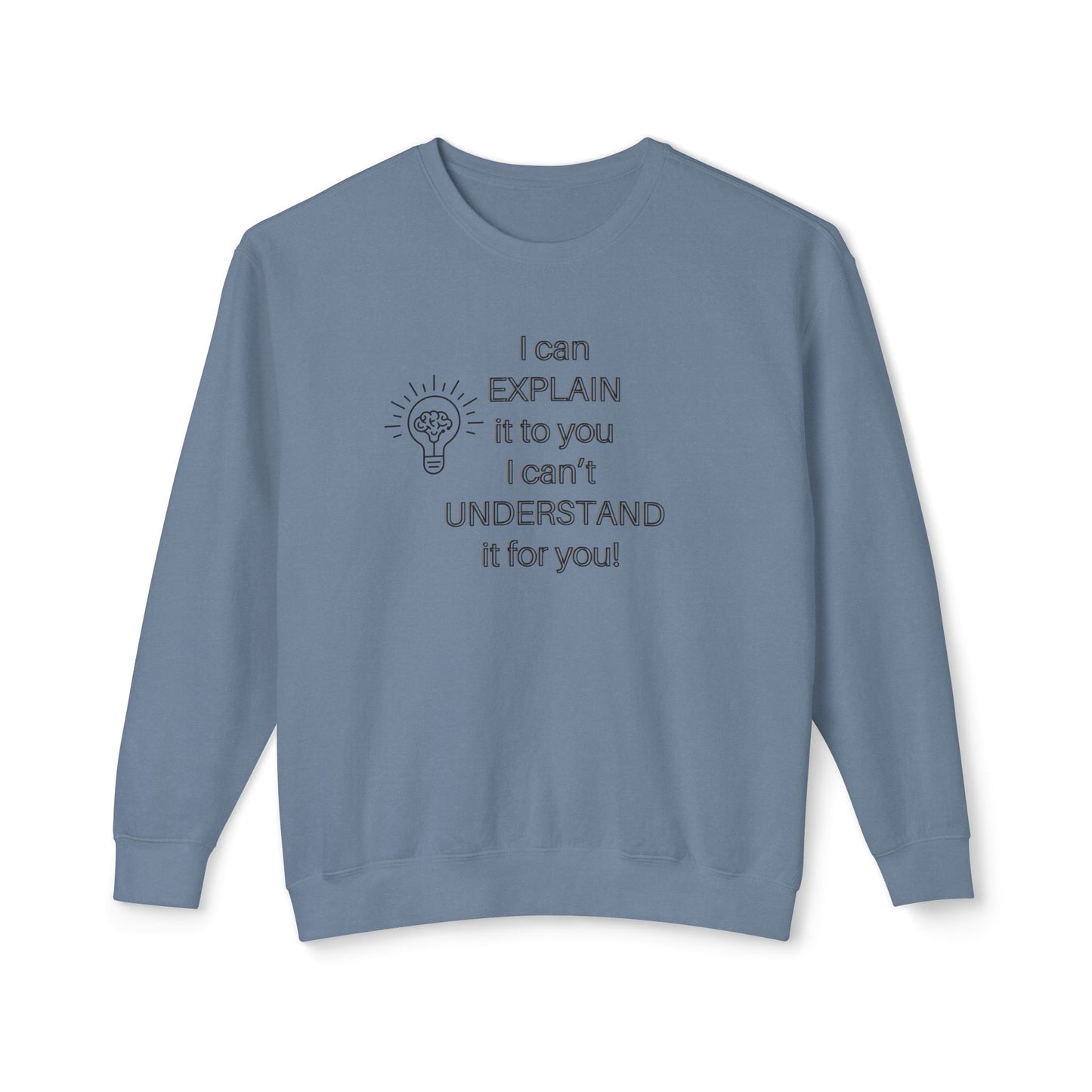 Crewneck Sweatshirt - I Can Explain It to You but I Can't Understand It for You