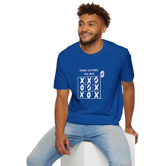 Think Outside the Box Unisex T-Shirt - Creative & Motivational Graphic Tee