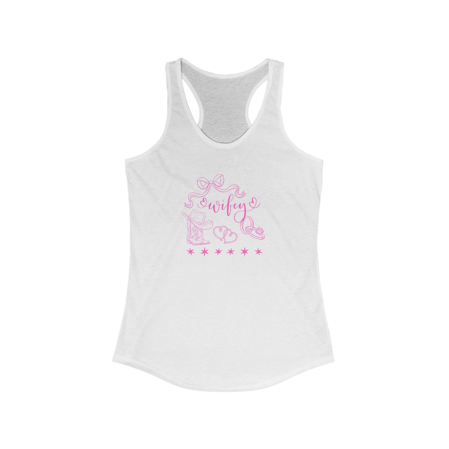 Charming Women's Racerback Tank for Summer, Casual Wear, Gym, Fitness, Gift for Her, Birthday T-Shirt, Pink Floral Design