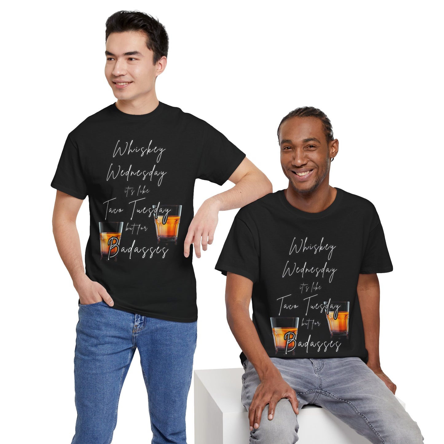 Whiskey Wednesday, Unisex Heavy Cotton Tee