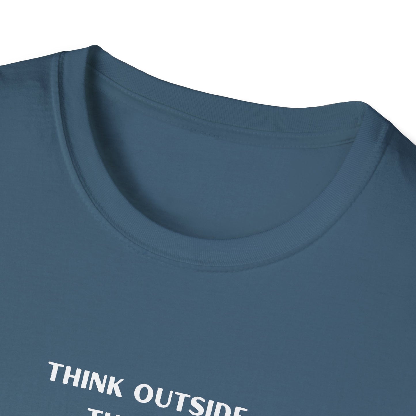 Think Outside the Box Unisex T-Shirt - Creative & Motivational Graphic Tee