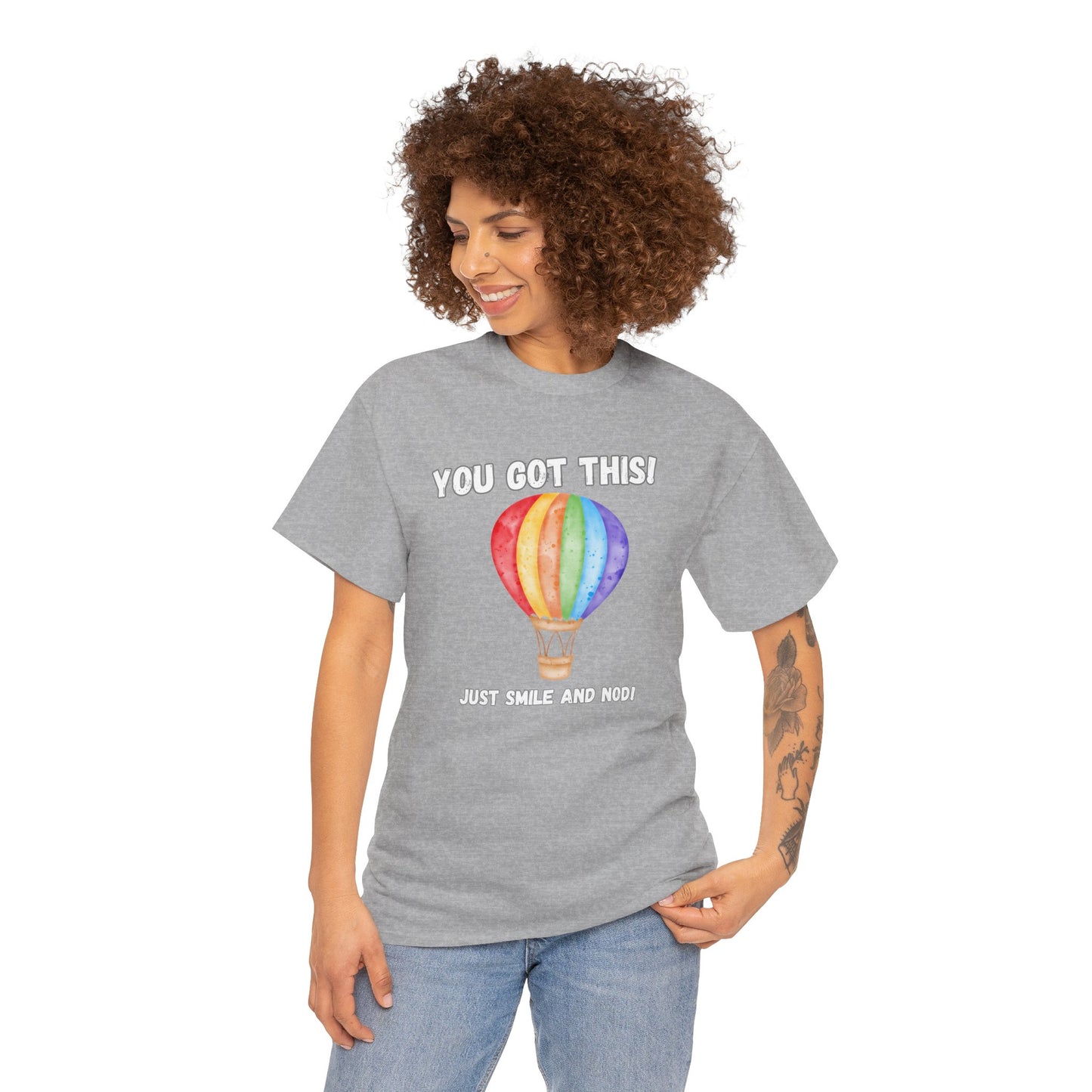 Inspirational Hot Air Balloon Tee - "You Got This!"