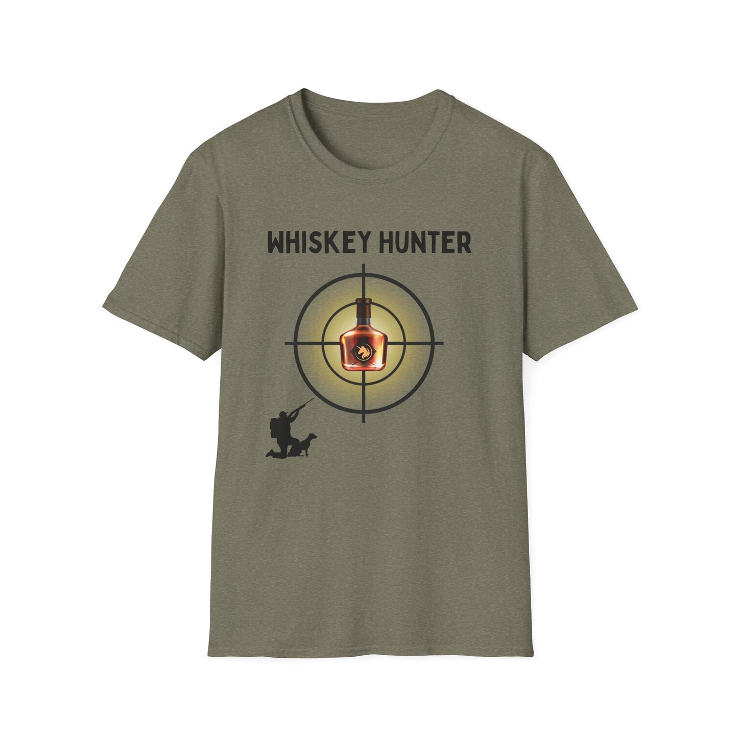 Whiskey Hunter Unisex Softstyle T-Shirt - For Hunting Enthusiasts