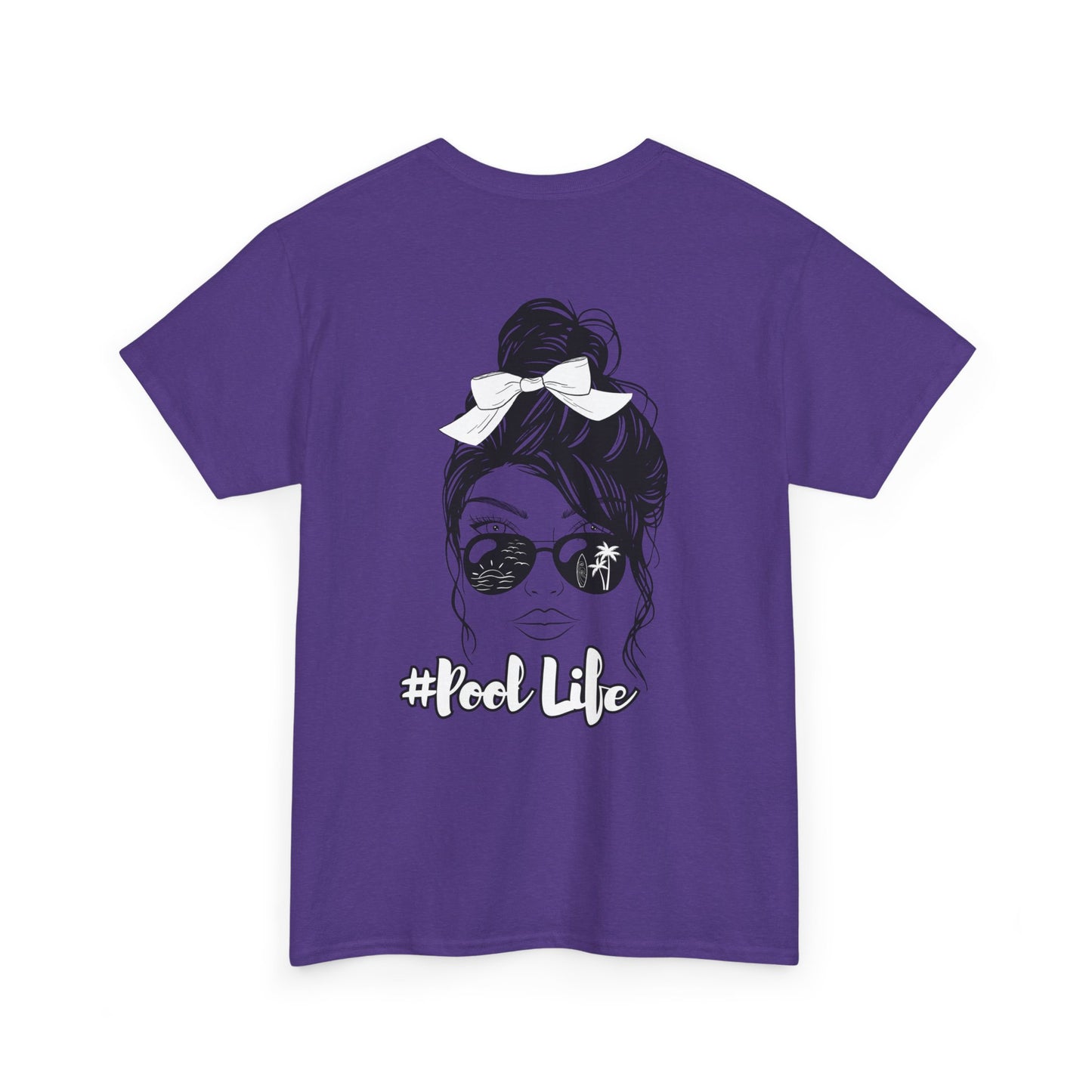 #Pool Life, Unisex Heavy Cotton Tee - Vibrant Summer Vibes