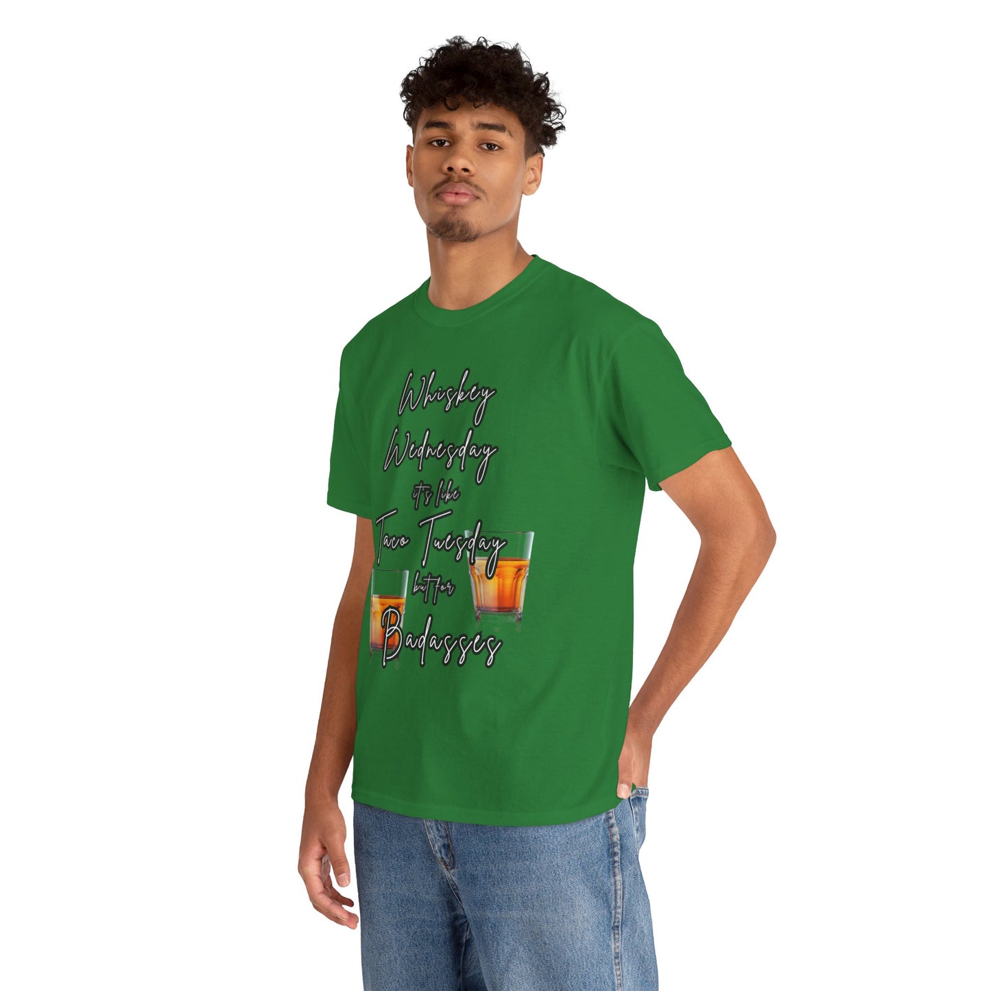 Whiskey Wednesday, Unisex Heavy Cotton Tee