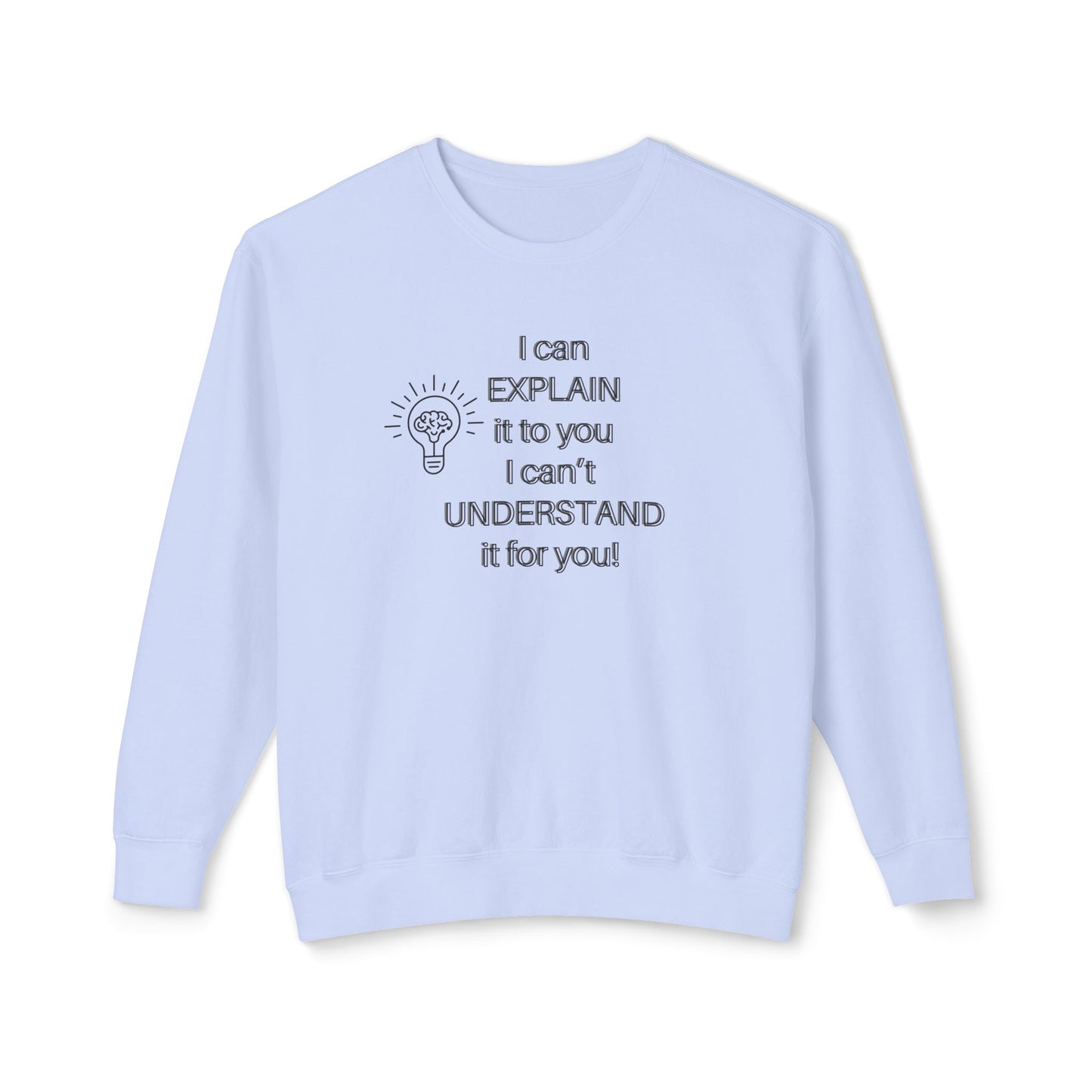 Crewneck Sweatshirt - I Can Explain It to You but I Can't Understand It for You