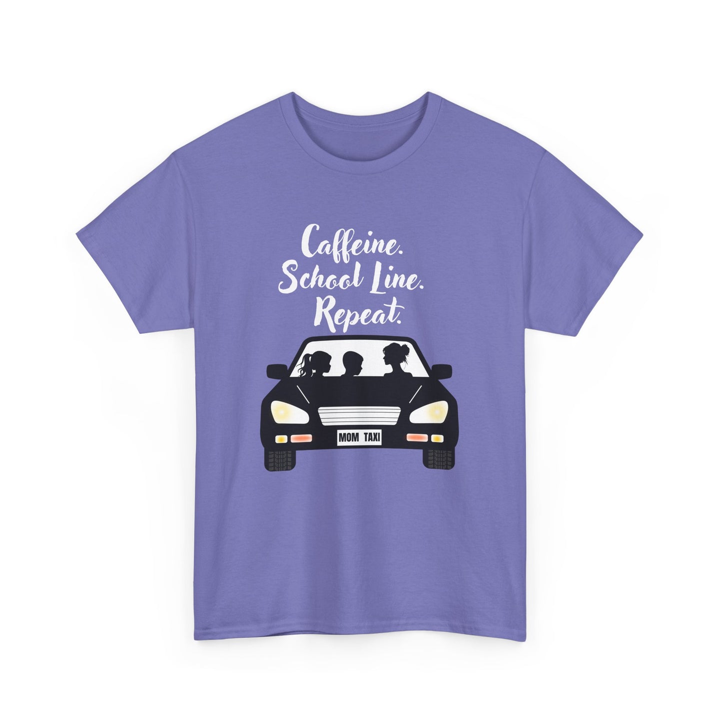 Retro Car Ride Unisex Heavy Cotton Tee - Fun Adventure Graphic Tee