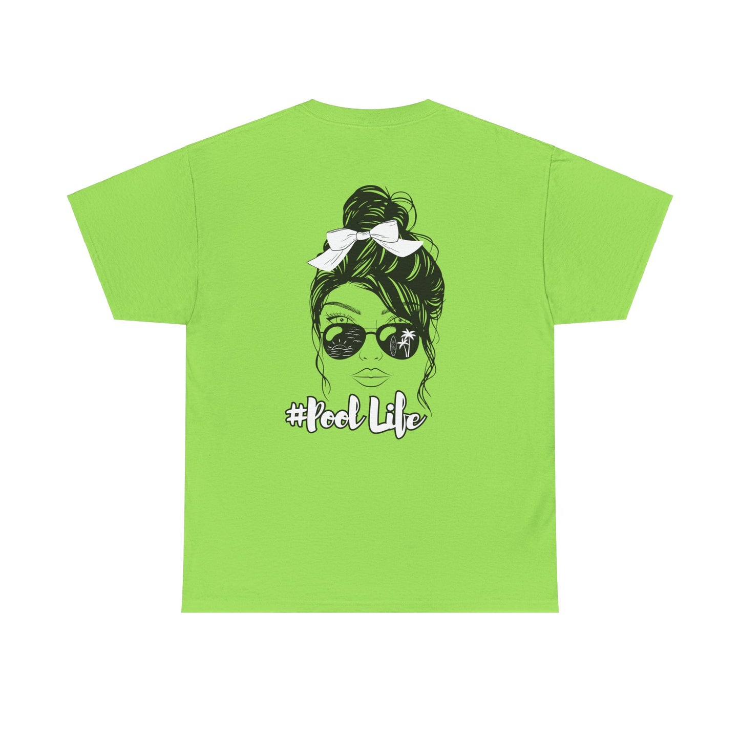 #Pool Life, Unisex Heavy Cotton Tee - Vibrant Summer Vibes