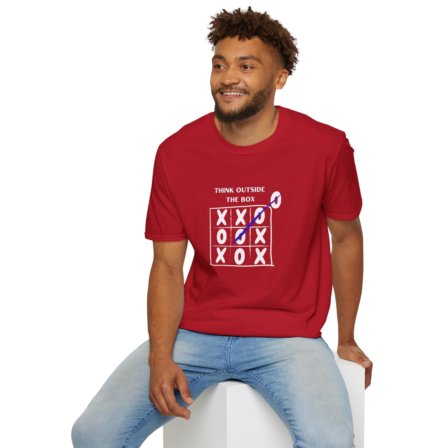 Think Outside the Box Unisex T-Shirt - Creative & Motivational Graphic Tee