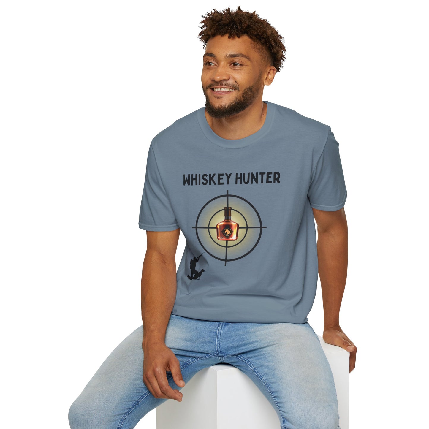 Whiskey Hunter Unisex Softstyle T-Shirt - For Hunting Enthusiasts